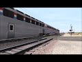 trainz runby amtrak sunset limited in a desert route in summer 1992