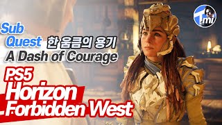 [Play Story]PS5Horizon Forbidden West, Quest 한 움큼의 용기(A Dash of Courage)-티미겜(TMI game story)