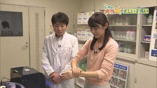 いわて元気○　【感染症予防は正しい手洗いから】（2017/11/29放送　ニュースプラス１いわて）