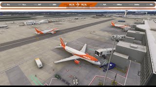 LIVE VATSIM UK Flights / EZY 901 / GATWICK - JERSEY WITH THE FLIGHT INSTRUCTOR XD