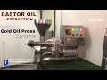 Castor Oil Extraction by Cold Oil Press Machine