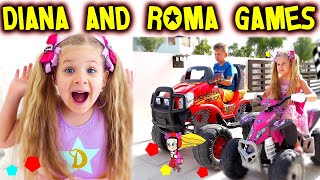 Diana and Love Diana Dress Up new game for kids | Diana and Roma play the most popular Challenges