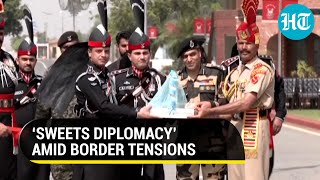 Amid tensions, BSF \u0026 Pak Rangers exchange sweets to mark Pakistan’s I-Day