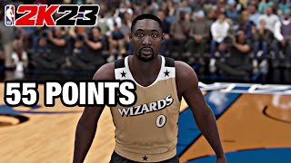 GILBERT ARENAS 55 POINTS IN NBA 2K23 PLAYNOW ONLINE