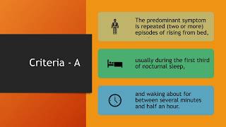 ICD 10 diagnostic criteria for Sleep Walking (Somnambulism)