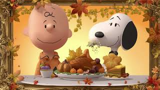Charlie Brown Thanksgiving Free TV Wallpaper | No Sound | Holiday Scenes Happy Thanksgiving