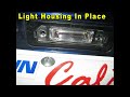 2010 to 2014 ford mustang how to change license plate light bulbs with part number