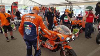 Piero Laverda warms up the V6