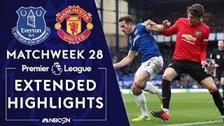 Everton v Man United | PREMIER LEAGUE HIGHLIGHTS | 3/1/2020 | NBC Sports