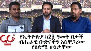 Sport Talk Show - የኢትዮጵያ ከ23 ዓመት በታች ብሔራዊ ቡድናችን አስቸጋሪው የዕድሜ ሁኔታቸው - NAHOO TV