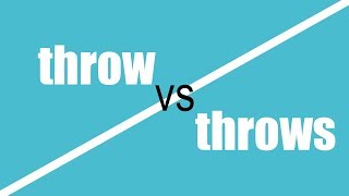 Difference between throw and throws in java - Programming Mystries