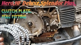 hero hf Deluxe clutch plate full fitting,