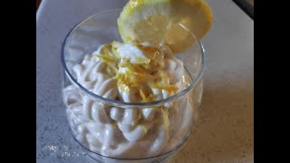 Μους γιαουρτιού Yogurt mousse