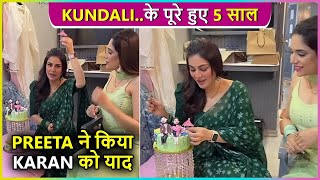 Shraddha Arya \u0026 Anjum Fakih Celebrates 5 Years Of Kundali Bhagya, Get Emotional For Dheeraj Dhoopar