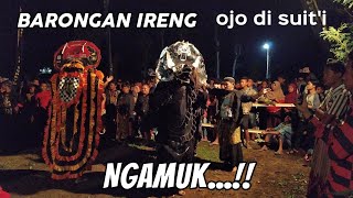 Serem! Barongan Hitam Nyaris Ngamuk