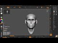 zbrush 크로키 라이브 1 얼굴 기본 형태 잡기