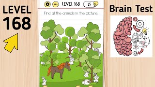 Brain Test Level 168 Find All The Animals In The Picture.