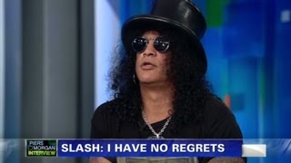 Slash on drugs and partying