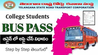 How to Apply for a College Student Bus Pass Online in Telangana: Step-by-Step Guide