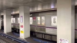 Osaka Metro谷町線22系17編成大日行き到着シーン