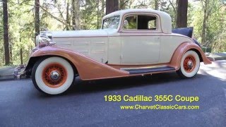 1933 Cadillac 355C Coupe. Charvet Classic Cars