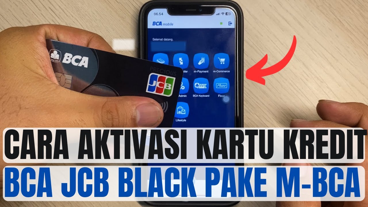 CARA AKTIVASI KARTU KREDIT BCA PAKAI APLIKASI M-BCA TAHUN 2023 - YouTube