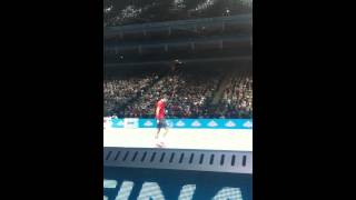 Roger Federer at O2 arena vs. Kei Nishikori