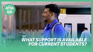 What support is available for current students?
