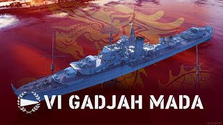 Gadjah Mada - Tier 6 Pan Asian Destroyer | World of Warships Legends