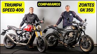 Triumph Speed 400 vs Zontes GK 350: Quem Leva a Melhor? Comparativo Sincero!