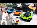 Franklin And Shinchan Collecting Lamborghini Cars in GTA 5 || KILLADI GAMING 2.0