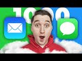 1000 Email VS 1000 SMS