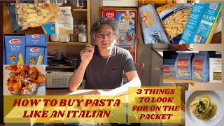 HOW TO BUY PASTA LIKE AN ITALIAN || Why Italians don't get overweight eating pasta  (Think Protein).