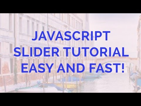 Javascript Slider Tutorial - Easy And Fast! - YouTube