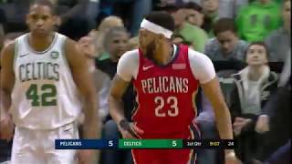 Anthony Davis Finishes with 45 Points, 16 Rebounds in Pelicans' OT Win over Celtics