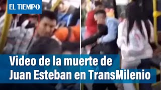 Video tomado segundos después de que Juan Esteban fue asesinado en TM | El Tiempo