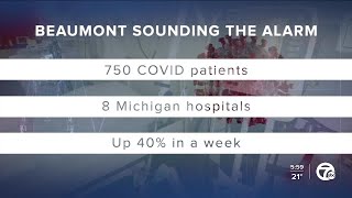 Beaumont reports 40% increase in COVID patients over past week, says health care at 'breaking point'