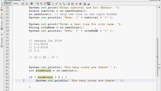 Week 04 String, Scanner, and Java API Part 10