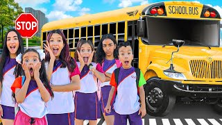 Julinha e Manu ensinam as regras do ônibus escolar com amigos (ft JuliaDantt, Jéssica Sousa e SFK)