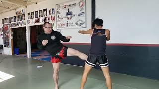 Basic counter to the Jab 3. Mas Thaiboxing April 1, 2020