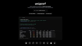 uniprof — CPU profiling made simple for humans and AI agents