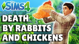 How To Cause Death By Rabbits And Chickens | The Sims 4 Cottage Living Guide