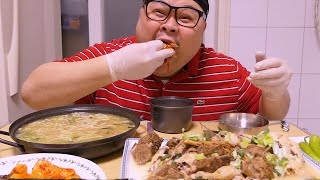 「혼밥 가이드」 갈비탕+삼계탕=갈계탕│지구를 정복하러 왔다😎 Mukbang Eatingshow [ Galbitang, Samgyetang ]