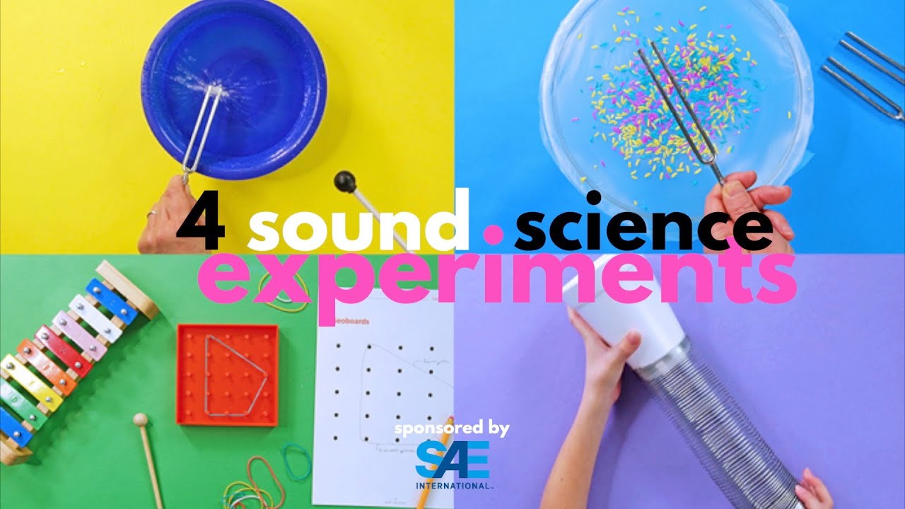 4 Sound Science Experiments For Kids Youtube