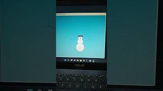 Snowman drawing using python #shorts