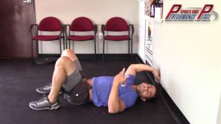 Wall Bug Core Stabilization Exercise