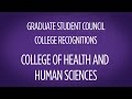 College of Health & Human Sciences Awards