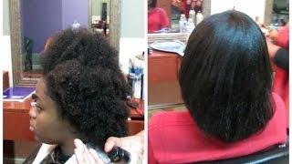 Blowout On Natural 4c Hair My Experience No Flat Iron