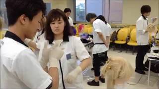 美容学科ヘアカラー授業～応用編②～　新潟 美容学校　ＢＭ