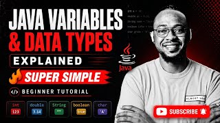 Java Variables & Data Types Explained (Super Simple) | Beginner Tutorial
